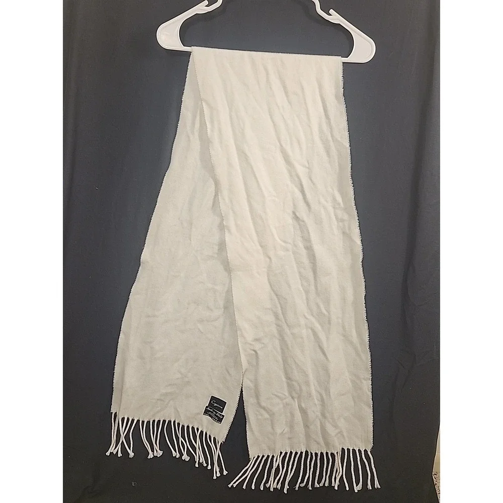 Cejon Ivory‎ 100% Acrylic Fringed Scarf Made in Italy
